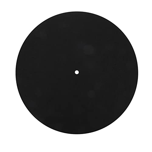 JEWEDECO 2 Stück 7 Filz Aufzeichnungsblock Schutzmatte Aufzeichnen Statische Plattenspieler-rutschmatte Vinyl Aufnehmen Plattenspieler-vinyl Schallplattenalben Vinylmatte Dj Black Gefühlt von JEWEDECO