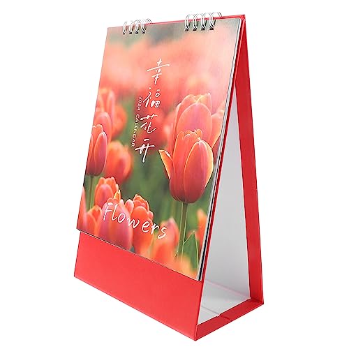 JEWEDECO 2024 Mini Tischkalender, Heim Tischkalender, Dekorativer Kalender, Büro Tischkalender, Klappkalender, Bürobedarfskalender, Schreibtisch, Büro Schreibtisch Dekoration, von JEWEDECO