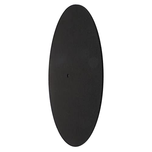 JEWEDECO Filzmatte Für Schallplatten Disk Schutzmatte Aus Schwarzem Filz Zubehör Für Plattenspieler Und Vinylsammlung Schallplattenschutzunterlage von JEWEDECO