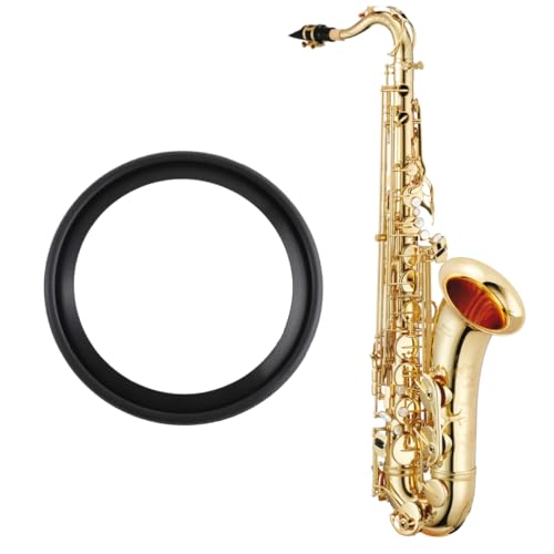 JEWEDECO Glockenschutz Für Altsaxophon Saxophon-dämpferring Schalldämpferring Für Saxophon Saxophon-übungsdämpfer Für Altsaxophon Teile Für Altsaxophon Trompetenzubehör Black von JEWEDECO