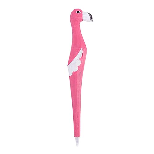 JEWEDECO Tinte Gelstift Zugangskarten-schlüsselanhängerhalter Cartoon Schnitzstift Aquarellstifte Flamingo-kuchenaufsätze Schlüsselfarbidentifikatoren Kreativer Gelstift Tierischer Stift von JEWEDECO