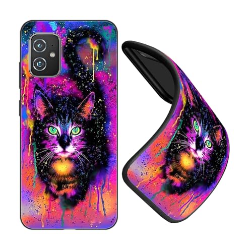 JEZSTHAI Schutzhülle Kompatibel mit ASUS Zenfone 7 Pro Hülle Silikon Fallschutz Muster Design Handyhülle,Ultra Dünn Flexible Stoßfeste Bumper Case,Weiche Anti-Kratzt Rückseite,B06 von JEZSTHAI