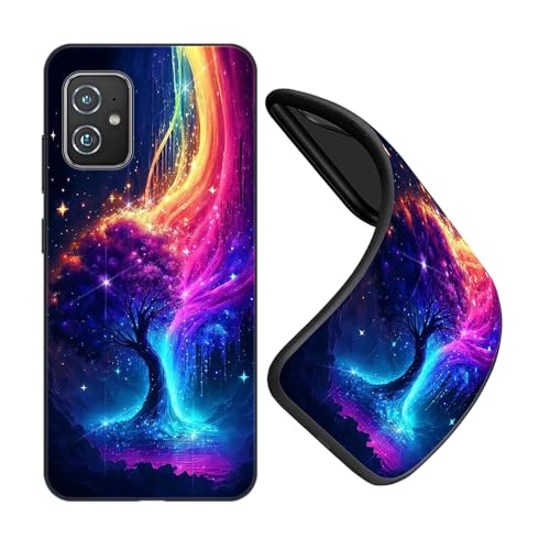 JEZSTHAI Schutzhülle Kompatibel mit ASUS Zenfone 7 Pro Hülle Silikon Fallschutz Muster Design Handyhülle,Ultra Dünn Flexible Stoßfeste Bumper Case,Weiche Anti-Kratzt Rückseite,B08 von JEZSTHAI