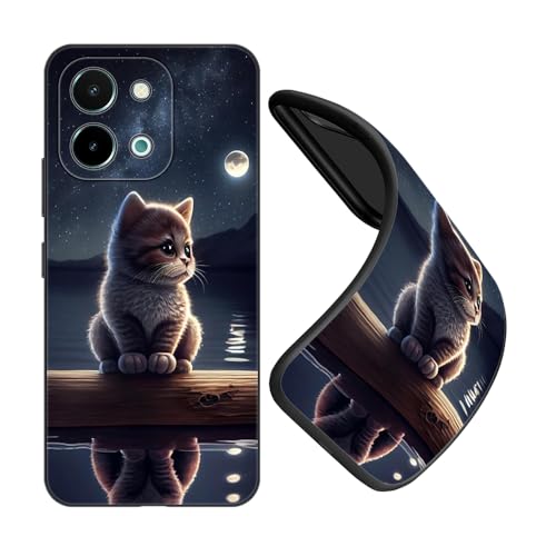 JEZSTHAI Schutzhülle Kompatibel mit Handy VIVO Y28 4G Hülle Silikon Muster Design Handyhülle,Ultra Dünn Weiche Fallschutz Stoßfeste Anti-Kratzt Rückseite Bumper Case,B05 von JEZSTHAI