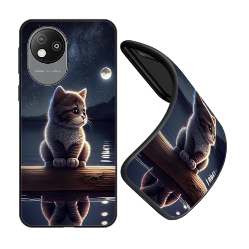 JEZSTHAI Schutzhülle Kompatibel mit Handy ZTE Blade A35 Lite Hülle Silikon Fallschutz Muster Design Handyhülle,Ultra Dünn Flexible Stoßfeste Bumper Case,Weiche Anti-Kratzt Rückseite,B05 von JEZSTHAI