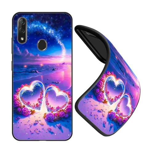 JEZSTHAI Schutzhülle Kompatibel mit Handy ZTE Blade V10 Hülle Silikon Fallschutz Muster Design Handyhülle,Ultra Dünn Flexible Stoßfeste Bumper Case,Weiche Anti-Kratzt Rückseite,B02 von JEZSTHAI