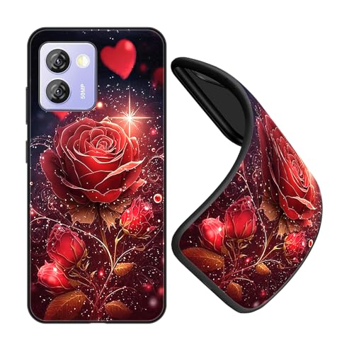 JEZSTHAI Schutzhüllen für Handy Doogee N50 Pro Hülle Silikon Fallschutz Muster Design Handyhülle,Ultra Dünn Flexible Stoßfeste Bumper Case,Weiche Anti-Kratzt Rückseite,B01 von JEZSTHAI