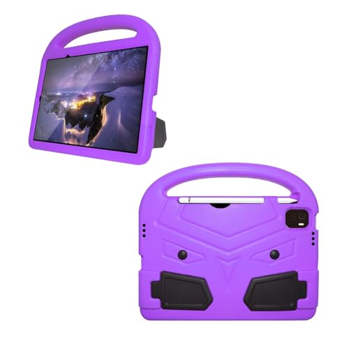 Tablet-Hülle Kompatibel mit Xiaomi Mi Pad 5/MiPad 5 Pro 2021 Tablet-Hülle Compatible with Kinder, leichte, stoßfeste, sturzsichere Eva-Tablet-Hülle mit Griff und Ständer Tablet Home(Purper) von JHDFUB