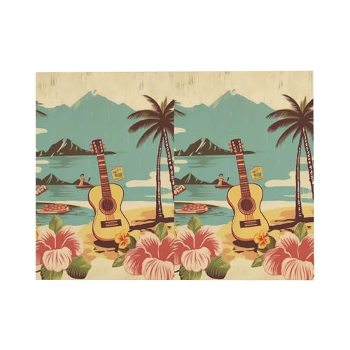 JHLMN Grußkarten Dankeskarten mit Umschlägen Happy Birthday Karte Vintage Hawaii Weihnachten Grußkarten 10,2 x 15,2 cm Hochzeitskarte Blanko Notizkarten für Party Alle Anlässe von JHLMN