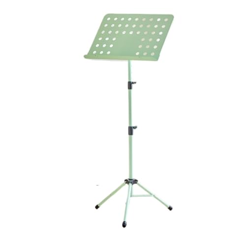 Notenpult Gitarren-Notenständer, Faltbarer Notenständer, Guzheng, Erhu, Guzheng, Violine, Heimgitarre, Violine, Tragbarer Notenständer Holz Notenständer(Green) von JHMYOB