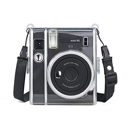 JIANGSHOUJIESPA Kamera-Schutzkoffer-Tasche Schutzkristallkoffer mit Gurt für Fujifilm Instax Mini 40 von JIANGSHOUJIESPA