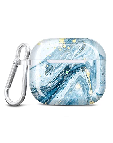JIAXIUFEN Kompatibel mit AirPods 3 Hülle Stoßfeste Silikon Kopfhörer Taschen Case Schutzhülle Zubehör mit Karabiner Kompatibel mit AirPods 3 Generation, Blau JIAXIUFEN Kompatibel mit AirPods 3 Hülle Stoßfeste Silikon Kopfhörer Taschen Case Schutzhülle Zubehör mit Karabiner Kompatibel mit AirPods 3 Generation, Blau von JIAXIUFEN