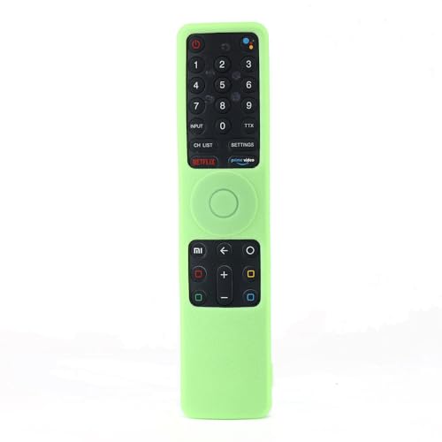 Silikonhülle Kompatibel mit Xiaomi Mi Smart TV 4S Fernbedienung, Fernbedienungsschale für Xiaomi Smart TV, stoßfeste Schutzhülle für Xiaomi TV Fernbedienung von JIROAOTIC