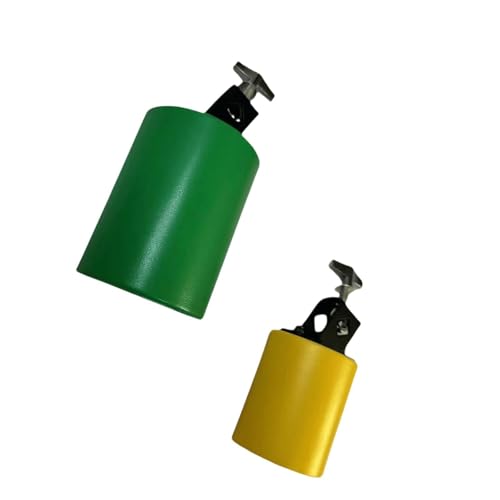 JISADER 2x Handpercussion Cowbell Jubelglocke für Baseball Feier Schlagzeug von JISADER