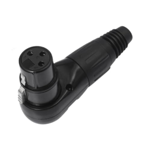 JISADER XLR-Adapter, 3-poliger XLR-Anschluss, Mikrofonanschluss, professioneller DIY-Mikrofon-Lötadapter, XLR-Lötanschlussstecker, Weiblich von JISADER