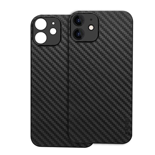 2 Stück Carbon Hülle für iPhone 11, Aramid Fibre case, UltraSlim Hülle für iPhone iPhone 13 (6.1 Inches), Carbon Fibre Look, Ultra Thin Mobile Phone Case, Bumper Protective Case, Carbon Fibre Look von JITNGA