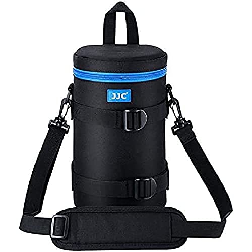 JJC DLP-6II Wasserabweisend Deluxe Objektiv Tasche mit Schultergurt passt Objektiv Größe unten 113 x 240 mm von JJC