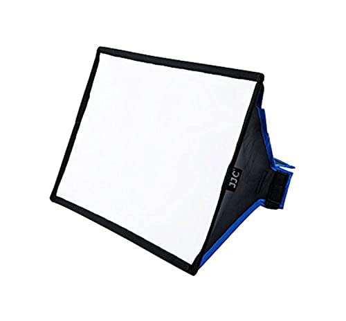 JJC RSB-L Rechteckige Softbox für Externe Blitzgeräte, 33 x 20,5 cm, Schwarz von JJC