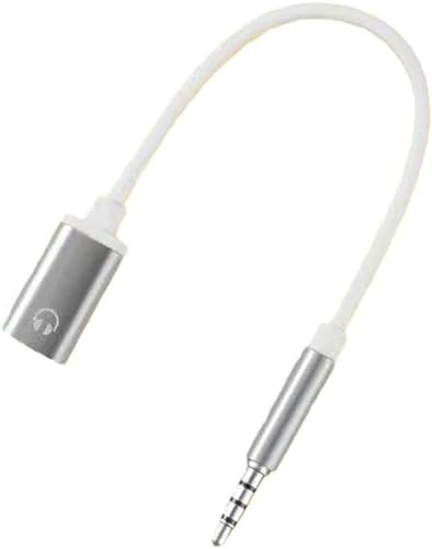 Weißes 3,5-mm-Stecker auf TypeC-Buchse, Audiokabel, 3,5 mm Analogkabel, Typ-C-Konverter, Kopfhörer-Adapter, kompatibel mit MP3-Playern, CD-Playern, Laptops, Tablets, Smartphone-Kopfhörer-Adaptern von JJLFresheners