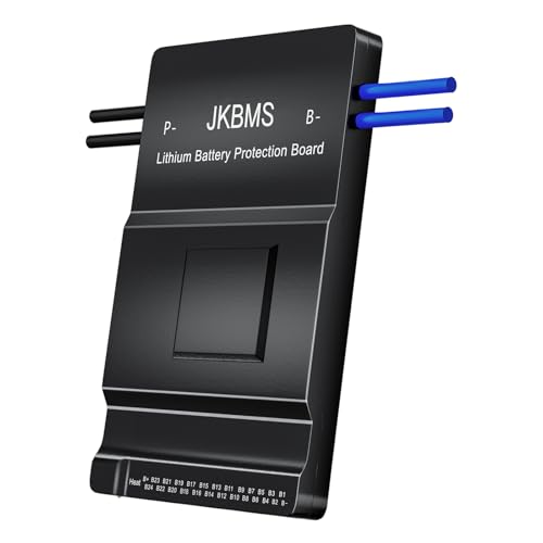 JKBMS Smart BMS 8S-20S 24V-60V 200A 2A Aktives Balance-BMS mit eingebautem Bluetooth und RS485 Batterieschutzplatine für Li-Ion,LiFePO4 und LTO Lithium-Akkupacks (JK-B2A20S20P) von JKBMS