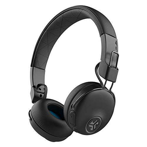 JLab Studio Noise Cancelling Kopfhörer Kabellos Bluetooth mit EQ3-Sound, Audio in Studio-Qualität und mehr als 34 Stunden Bluetooth 5 Wiedergabezeit, 28+ Stunden bei ANC, Schwarz von JLab