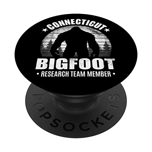 Mitglied des Connecticut Bigfoot Research-Teams Sasquatch Sunset PopSockets Klebender PopGrip von JMB Bigfoot Hunter Tees