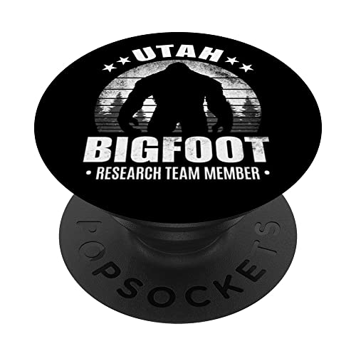 Utah Bigfoot Research Team Mitglied Sasquatch Sunset PopSockets Klebender PopGrip von JMB Bigfoot Hunter Tees