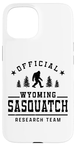 Hülle für iPhone 15 Offizielles Sasquatch-Forschungsteam Wyoming Bigfoot von JMB Sasquatch-Kleidung