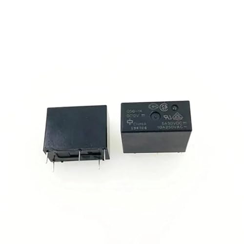 12V relay G5Q-14-DC12V G5Q-14-12VDC G5Q-14 DC12V 12vdc DC12V 12V 10A 250VAC 4PIN JMVLVLOA(Taglia unica) von JMVLVLOA