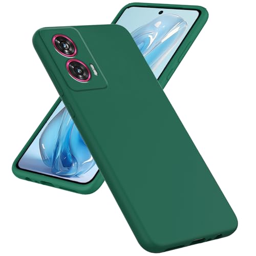 JNERBUYI Robuste Hülle für Motorola Edge 50 Fusion 5G, Stoßfeste Bumper Handyhülle, Anti-Fingerabdruck Schutzhülle und Leicht zu Reinigende Cover Case.Green von JNERBUYI