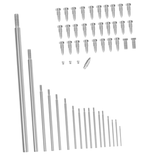 JOINPAYA 1 Satz Reparaturset Für Musikinstrumente Instrumententeile Korkfett Für Klarinette Saxophon-gewindestangen Mit Gewinde Stahlstange Konischer Nagel Für Saxophon Silver Werkzeugstahl von JOINPAYA