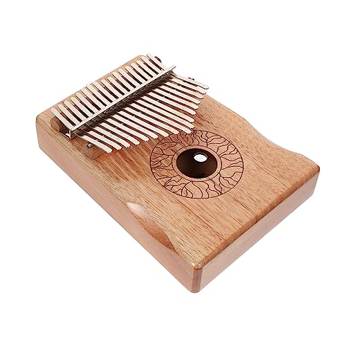 JOINPAYA 17 Ton Kalimba Daumenpiano Für Anfänger Tragbares Musikinstrument Aus Natürlicher Farbe Ideal Als Für Musikliebhaber von JOINPAYA