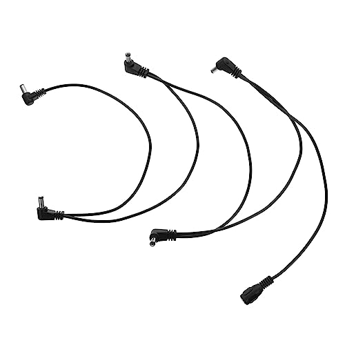 JOINPAYA 1Stk Effekt Netzkabel gitarrenkabel guitar cable Pedalboard für E-Gitarre Professionelles Instrumentenkabel Gitarreneffektkabel nützliches E-Gitarren-Verbindungskabel Black von JOINPAYA