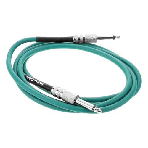 JOINPAYA Audiokabel Für E-gitarre Instrumentenkabel Audio-video-kabel Gitarrenpedalkabel Gitarrenverstärkerkabel Videokabel Audiogerätekabel Gitarrenkabel Trommelkabel Aluminiumfolie Green von JOINPAYA