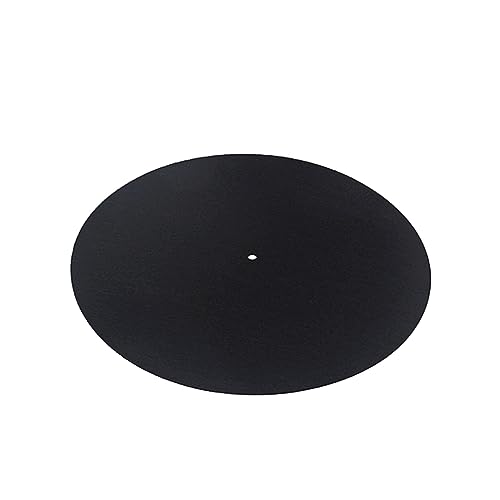 JOINPAYA Matte Für Plattenspieler Antistatische Wollmatte Für Vinyl Durchmesser 195 Mm Schwarz Anti Filzmatte Für Optimalen Und Schallschutz von JOINPAYA