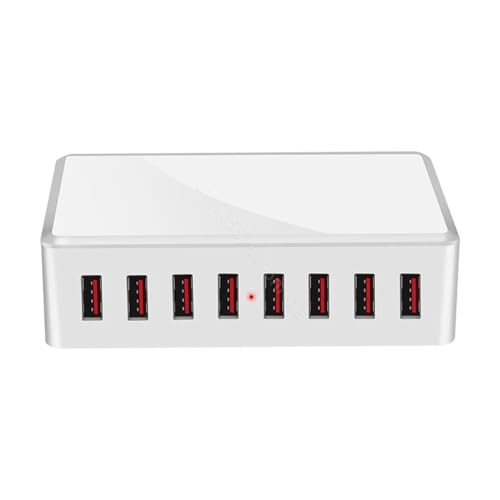 40W 8Ports USB Ladegerät Adapter HUB Ladestation Buchse Telefon Ladegerät Geeignet für unterwegs(A) von JOLIANE