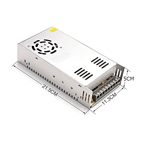 DC-Schaltnetzteil, ACTo DC 230V 250V Netzteil Einstellbares DC geregeltes Schaltnetzteil Full Power 500W800W1200W für 3D-Drucker, CCTV-Kamera-Sicherheitssystem(0-300V Adjustable,160W) von JOXLOVER