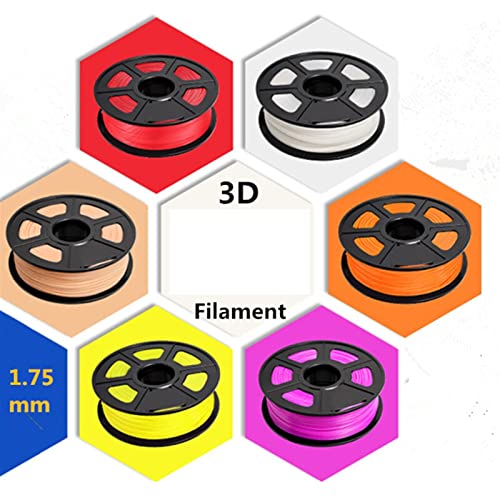 Handheld-Tintenstrahldrucker-Kit, Zufällige Farbe PLA 3D-Druckerfilament 1,75-mm-Spule Vollfarbe Verfügbar for 3D-Druckermaterial Filament Imprimante 3D für Code-Datum-Logo-Etikett(Random Color) von JOXLOVER