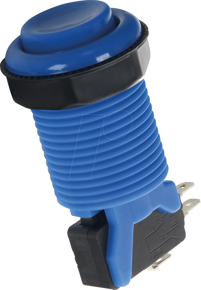 ARC BUTTON BL - Arcade Button mit Mikrostaster, blau ARC BUTTON BL - Arcade Button mit Mikrostaster, blau von JOY-IT