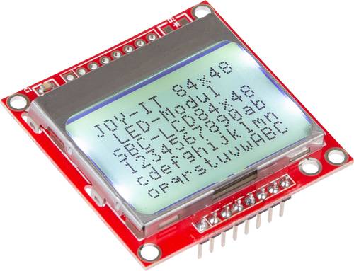 Joy-it SBC-LCD84x48 Display-Modul 6.8cm (2.67 Zoll) 84 x 48 Pixel Passend für (Entwicklungskits): R von JOY-IT