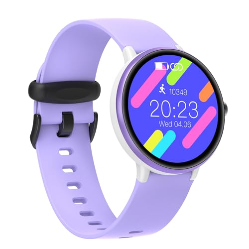 Smartwatch Kinder Jungen Mädchen, Aktivitäts Tracker Uhr IP68 wasserdichte, 19 Sportmodi, Herzfrequenz Schlafmonitor, Schrittzähler, Kindergeschenke für Teenager ab 5 Jahren (Rot) von JOYELE