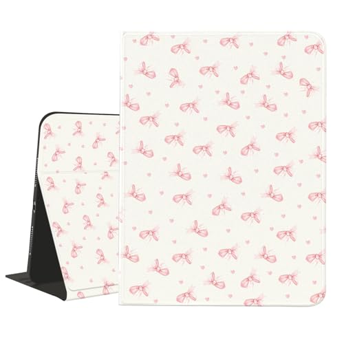 JOYLAND Kawaii Schutzhülle für iPad 9. / 8. / 7. Generation (iPad 2021 / 2020 / 2019) mit Stifthalter, Multi-Winkel-Ständer, ästhetisch, Leder, automatische Schlaf-/Wachfunktion, Rosa von JOYLAND