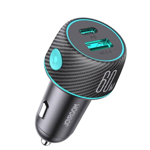 Joyroom Car Ladegerät Snell Ladegerät USB-A & USB-C 60W Schwarz Joyroom Car Ladegerät Snell Ladegerät USB-A & USB-C 60W Schwarz von JOYROOM