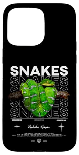 Emerald Tree Boa Snake Owner Streetwear Reptile Keeper Hülle für iPhone 15 Pro Max von JRRTS Emerald Tree Boa Designs