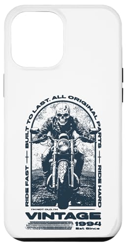 Hülle für iPhone 14 Plus Vintage Motorrad Biker Motorrad Geburtstag Geboren 1994 von JRRTS Geburtstags-Motorrad-Designs