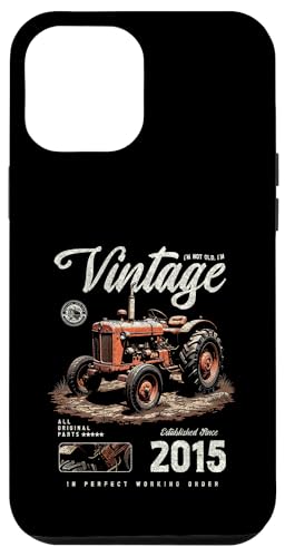 Vintage Tractor Farmer Birthday geboren im Jahr 2015 Hülle für iPhone 12 Pro Max von JRRTS RETRO BUTSTRUTTY Bauerntraktor Designs