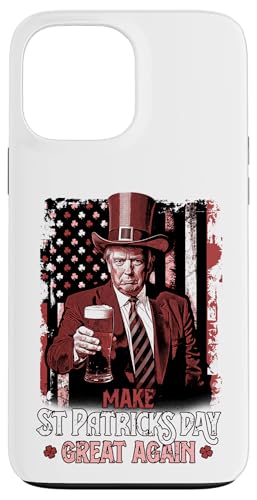 Hülle für iPhone 13 Pro Max Machen Sie St. Patrick's Day wieder großartig Trump Shamrock von JRRTS St. Patrick's Day Trump Designs