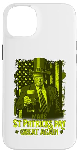 Hülle für iPhone 14 Plus Machen Sie St. Patrick's Day wieder großartig Trump Shamrock von JRRTS St. Patrick's Day Trump Designs