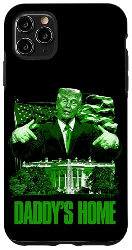 Hülle für iPhone 11 Pro Max Daddys Home Trump-Wahl 2024 im Weißen Haus von JRRTS Trump Daddy's Home Lustige Designs