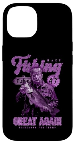 Hülle für iPhone 14 Machen Sie das Fischen wieder gut lustig Bassfischen Donald von JRRTS Trump Fishing Designs